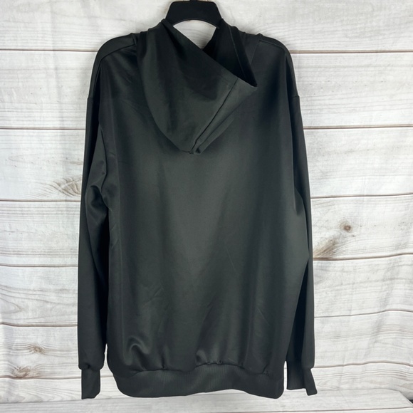 Tesla Size 3XL Black Red Logo Pullover Hoodie Polyester EV Electric Musk Cars - Picture 3 of 5